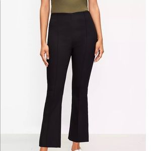 Ann Taylor Loft Side Zip Kick Crop Black Pants 6 Petite NWOT